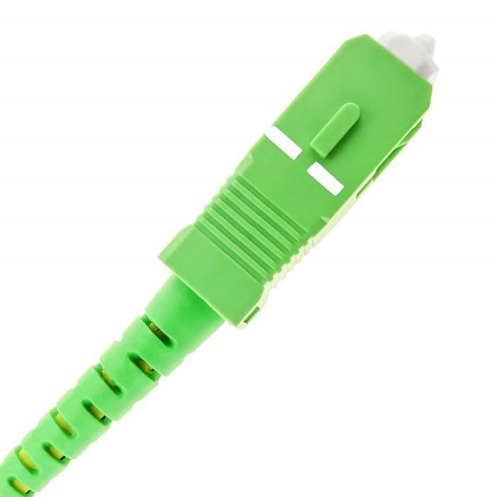 Cablematic - Fiber Optic Cable SC/APC pour SC/APC Simplex Monomode 9/ ...