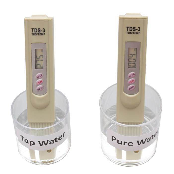 Testeur d'eau numérique TDS Stylo de test d'eau Mètre d'analyse de