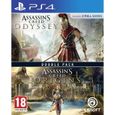Jeu Assassin's Creed Origins + Assassin's Creed Odyssey PS4 - Action/Aventure - Ubisoft Montreal - Double Pack-0
