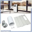 GOTOTOP Kit d'aération de fenêtre AC Kit de Fenêtre AC Portable, Kit de Joint de Fenêtre pour Climatiseur, Kit bricolage mobile