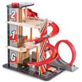 Garage Looping HAPE - Garage en bois et plastique sur 3 niveaux pour enfants dès 3 ans-0