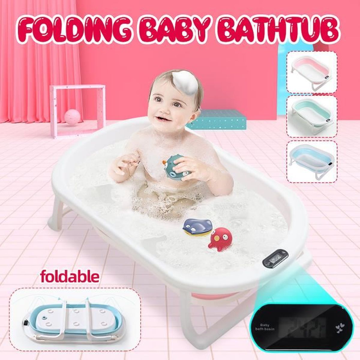 Neufu Baignoire Pliable En Plastique Pour Evolution De Bebe Temperature Electronique Universelle 76x47x10cm Rose Cdiscount Puericulture Eveil Bebe Neufu Baignoire Pliable En Plastique Pour Evolution De Bebe Temperature Electronique Universelle 76x47x10cm Rose Cdiscount Puericulture Eveil Bebe