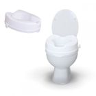 MOBICLINIC SPANISH LEADING COMPANY SINCE 1985 Rehausseur WC Adulte 10 cm Mobiclinic Titán Siège de Toilettes Surélevé Personnes Mobilité Réduite Fixation Latérale Blanc