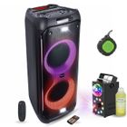 IBIZA SOUND Pack Enceinte Sono Nomade USB Bluetooth 1200W Ibiza COLUMBA1200 - Machine à fumée LED - Cadeau mini enceinte Etanche