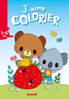 Hemma - J'aime colorier (4-6 ans) Ourson et Koala - Livre de coloriage - Dès 4 ans -  298x211