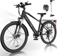 Vélo électrique de montagne HITWAY BK7S - Batterie 36V/12Ah - Moteur 250W - Shimano 7 Vitesses - Noir