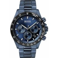 Montre Hugo Boss bleu pour homme sport Quartz bracelet Chronographe  Acier inoxydable imperméable HB1513758