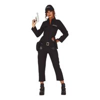 Déguisement de police locale pour femmes - DisfraZZes - Combinaison et bonnet - Multicolore - Intérieur