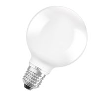OSRAM Ampoule LED à économie d'énergie, globe dépoli, E27, blanc chaud (3000K), 4 watts, remplace une ampoule de 60W, très
