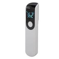 Pwshymi thermomètre numérique Thermomètre frontal numérique portatif sans contact de pistolet de température jardin Blanc