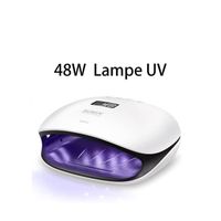 Lampe UV, SPECOOL 48W Lampe à Ongles LED UV Professionnelle, avec Capteur Automatique et Ecran LCD à la Maison et au Salon