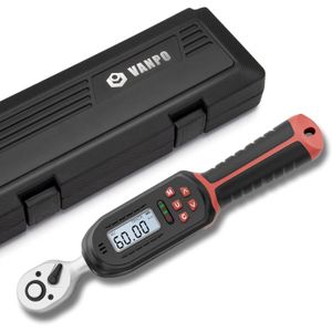 Clé Dynamométrique Numérique VPOER - 3-100 Nm, écran LCD, Buzzer, Tête Réglable