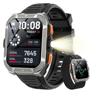 Générique Montre Connectée Homme Femme 49mm Smartwatch avec Notifications Répondre/Numéroter