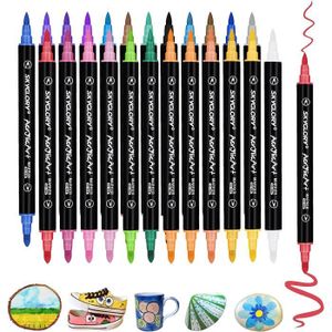 6 crayons et 36 pointes de crayon crayon dégradé de couleur, crayon  permanent de couleur pointe