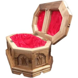 BOITE A BIJOUX Walnut Treasure Secret Magic Box Boîte à bijoux un