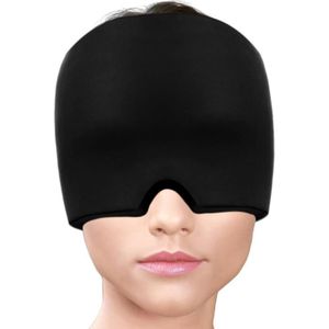 Bonnet Ajiteogy Anti-migraine Chaud/froid - Masque Froid Portable Pour Migraine