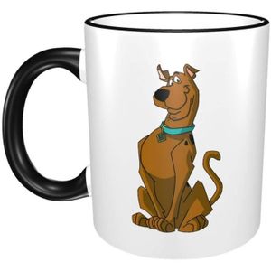 OBJET DÉCORATIF Scooby Doo 3D Full Painting Porcelain Graphic Cup for Desk[10]