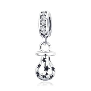 Mijn bedels Charm Pendentif en Argent Horloge Le Temps du Bonheur