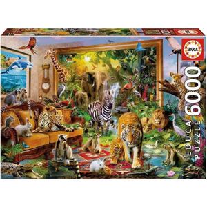 PUZZLE EDUCA Puzzle 6000 En Entrant Dans La Chambre PUZZLE EDUCA Puzzle 6000 En Entrant Dans La Chambre