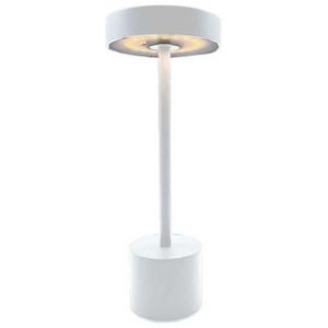 KIOSQUE - GAZEBO Lampe de table sans fil - LUMISKY - ROBY WHITE - H30 cm - Touch en aluminium - Blanc mat - LED