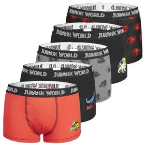 BOXER - SHORTY Lot de 5 Boxers coton garçon Jurassic World