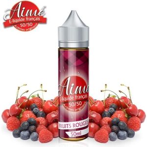 LIQUIDE E-liquide Aimé Fruits Rouges 50ml - 0mg