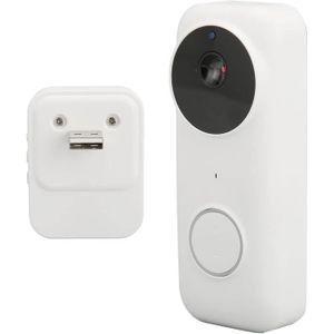 SONNETTE - CARILLON Caméra De Sonnette Vidéo Wifi Étanche 1080P Fhd Caméra De Sonnette Sans Fil 2 Voies Pour Bureau[u1671]