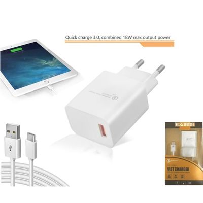 Chargeur Adaptateur Pour Tablette VD TECH – 10W 5V – Marque Visiodirect – Neuf – Garantie 1 An