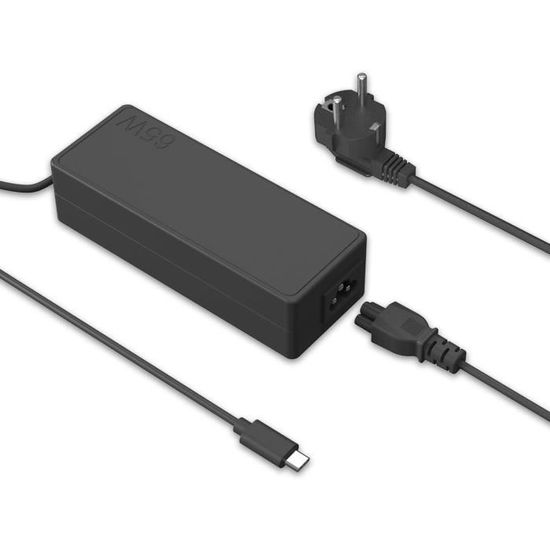 Chargeur Lenovo USB-C – Noir – Compatible IdeaPad, ThinkPad, Yoga