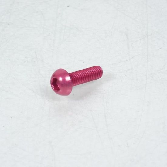 2 Vis Carter Moteur Aluminium Anodisé Rouge Styx - Pour Moto, Quad Ou Dirt Bike
