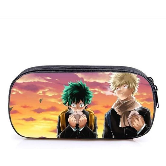 Trousse Italienne Grande Capacité - Porte-Stylo, Cosmetics - Motif Dessin Animé Pour Enfants, Étudiants - 7