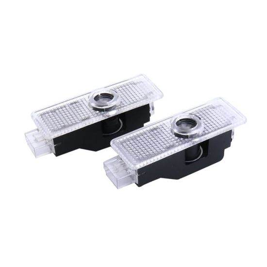 2 door lights for Mini No Circle -Projecteur Laser Led sans fil pour porte de voiture, 2 pièces, pour Mini Cooper R55 R56 R57 R58 R5