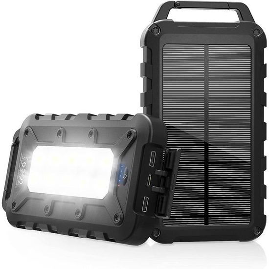 Adicop Panneau Solaire 4000mAh Batterie Compatible Avec Caméra Chasse