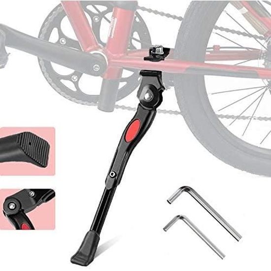 durable en alliage d/'aluminium. Best Goods Béquille de vélo réglable en hauteur et béquille latérale universelle