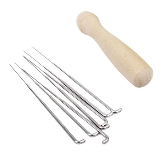 Wzhtuzi Kit De Démarrage De Feutrage à L'aiguille Avec Outils Kit De Laine A Feutrer Avec Tapis En Mousse Aiguilles A Feutrer