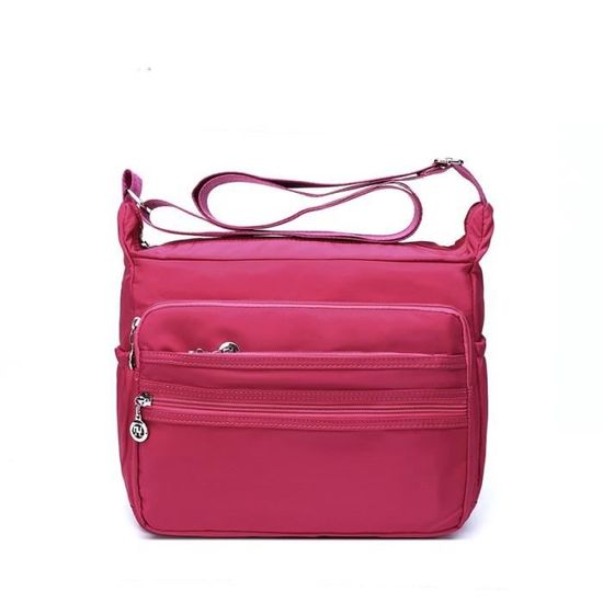 NOTAG Sac à Main Femmes, Multi Poches Sac Bandoulière Imperméable en