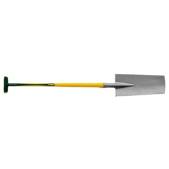 Leborgne Louchet D’Arrachage Pro – Manche Tri-Matière T Extra Large, Lame Acier Carbone 36 Cm Affûtée 3 Faces