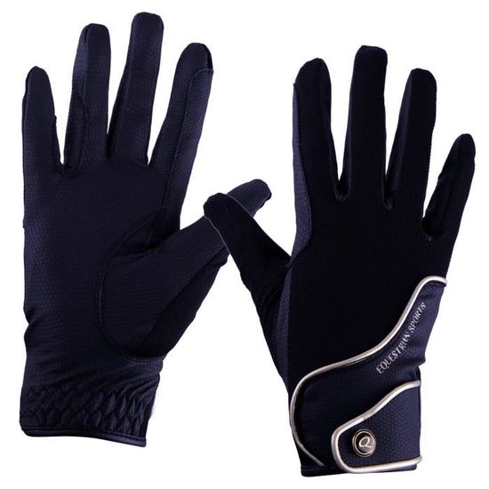 Radvik - Gants D´équitation CUTFULL - Noir Jaune - - 27.63