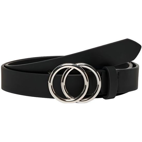 Ceinture Only Rasmi Imitation cuir 95 cm Noir/ Boucle