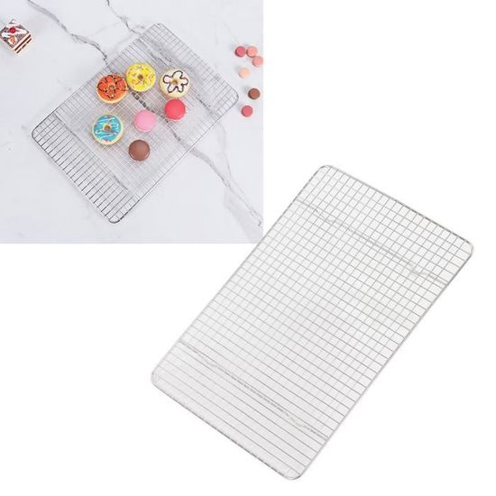 Grille De Refroidissement Et De Cuisson Grille De Refroidissement Et De Cuisson En Acier Inoxydable Plaque De Cuisson Antiadh Sive Pour G Teau Pain