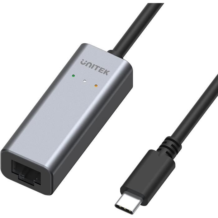 Adaptateur USB-C Vers Ethernet 2.5G - Connexion Filaire Stable Pour IPhone 15, MacBook & Galaxy