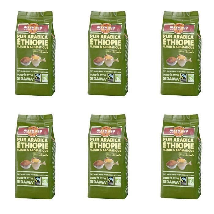 ALTER ECO Café Ethiopie 100% Arabica Bio 260g