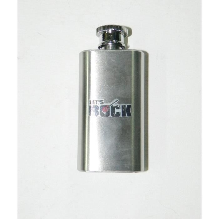Petite Flasque Fiole Inox Alcool Inox 60ml Flacon Whisky Chasse Voyage …