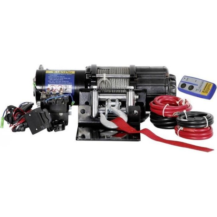 Treuil à câble Berger & Schröter 31767 Force de traction (en roulant)=3150 kg télécommande sans fil, avec dispositif de