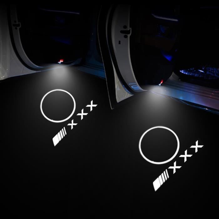 1 for Mercedes AMG 4 pieces -Projecteur Led de Logo de porte de voiture, lampe fantôme pour Mercedes Benz W176 W246 W205 W212 W213 W