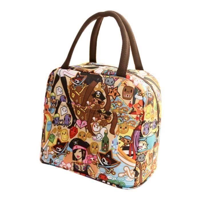 Tote isothermiques Déjeuner pique-nique froid Sac Glacière Sac pochette 4 Bo53279