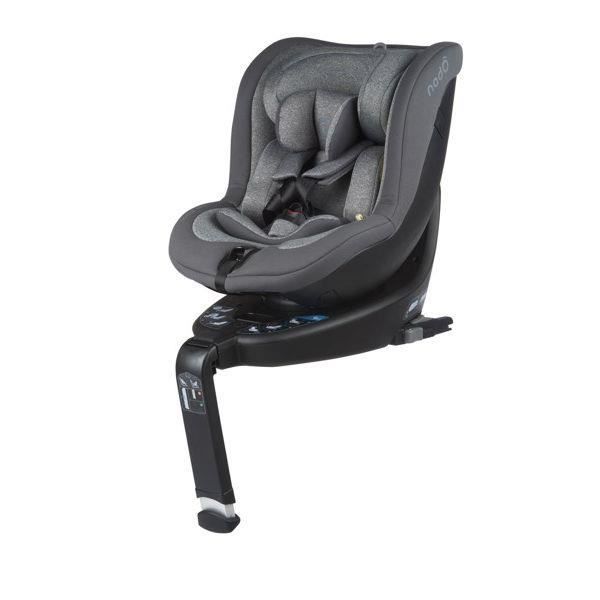 BE COOL Siège auto O3 LITE (iSize 40 - 105cm) Flanelle - gris