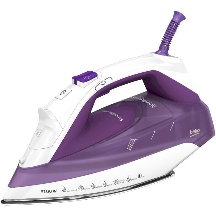 BEKO Fer vapeur SPA7131P - 60 g/min - Semelle SteamXtraPro