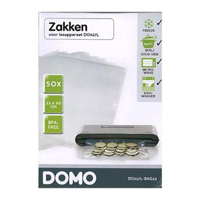 DOMO DO327L-BAG22 50 sacs pour soudeuse – 22 x 30 cm