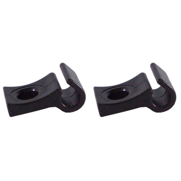 Kit de 2 Support guide gaine câble plastique vélo vtt vintage retro fixie 4,5mm